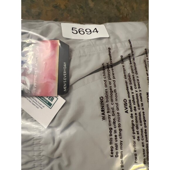 DSG Mens XL Gray Swim Trunks 100% Nylon With Polyester Lining Elastic Waistband - Picture 9 of 9